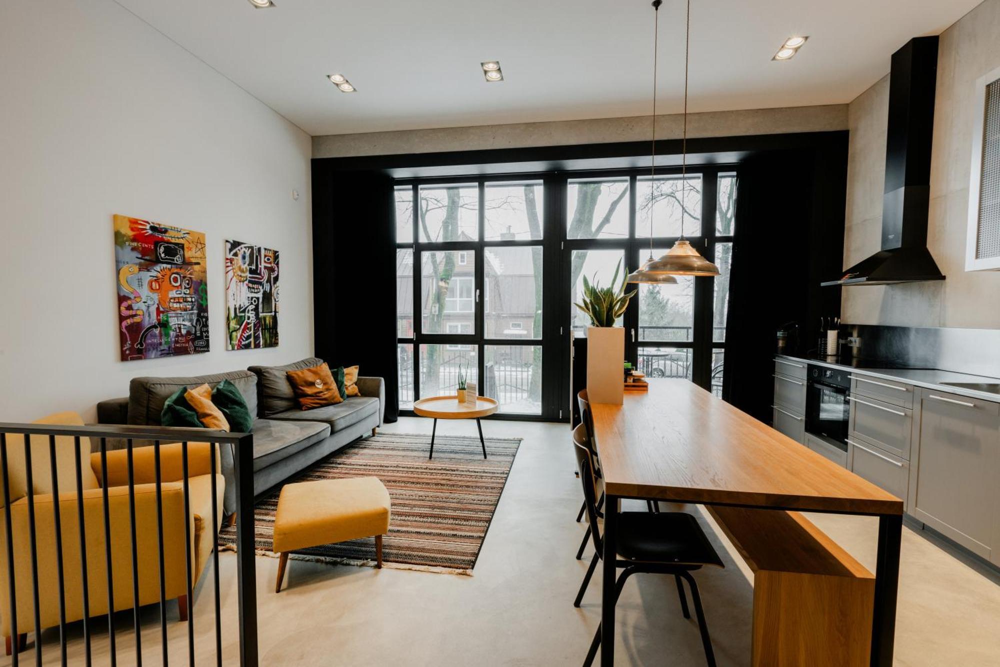 Modern And Spacious Loft Type Apartment 8 With Free Private Parking By "Owl Jazz Apartments" Κάουνας Εξωτερικό φωτογραφία