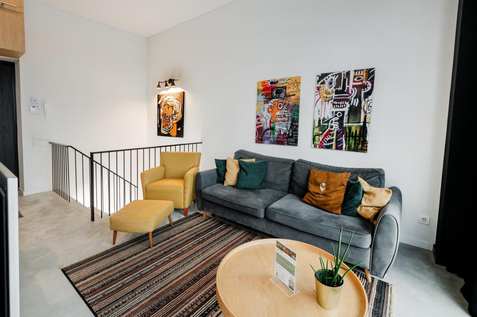 Modern And Spacious Loft Type Apartment 8 With Free Private Parking By "Owl Jazz Apartments" Κάουνας Εξωτερικό φωτογραφία