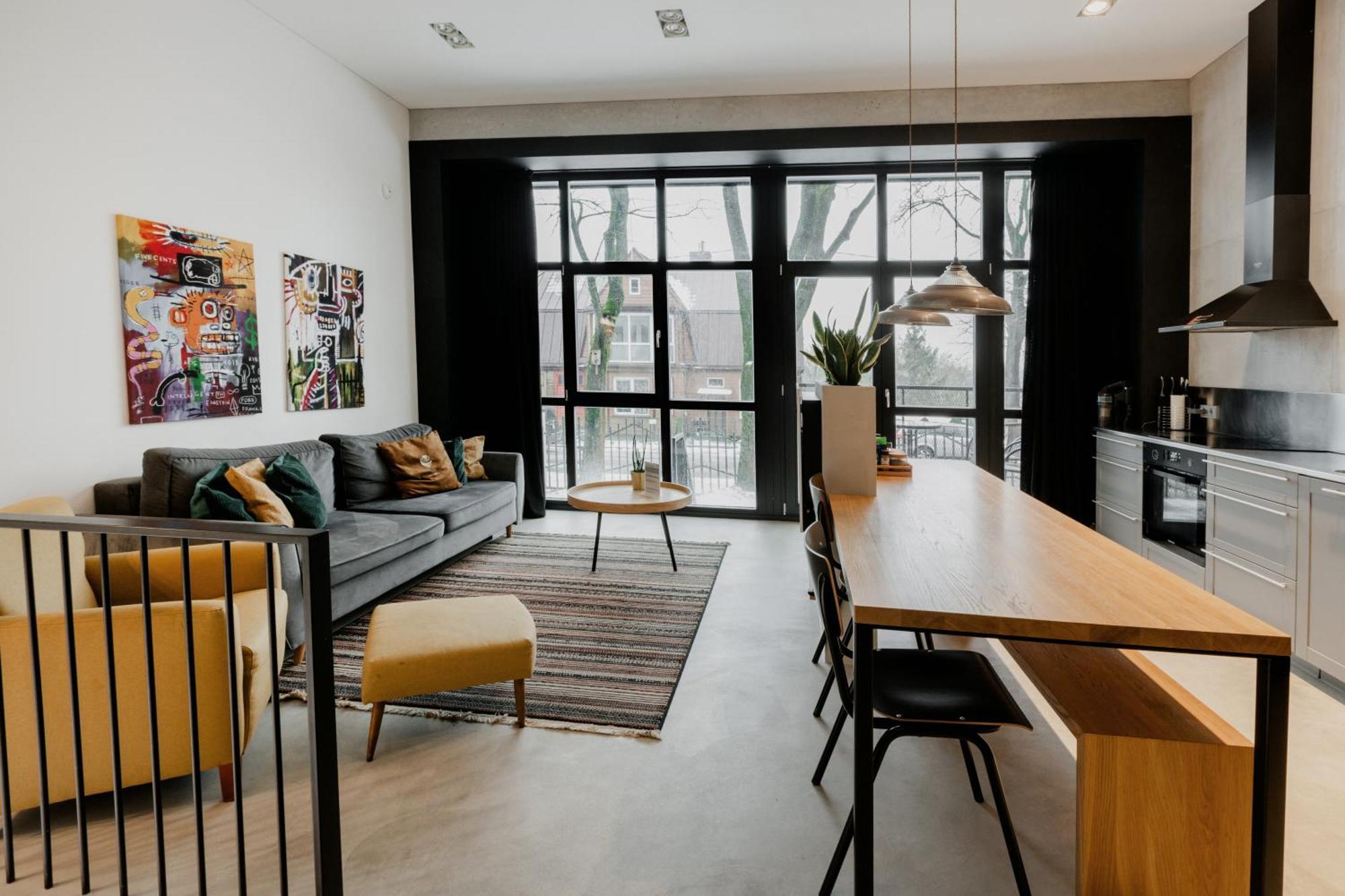 Modern And Spacious Loft Type Apartment 8 With Free Private Parking By "Owl Jazz Apartments" Κάουνας Εξωτερικό φωτογραφία
